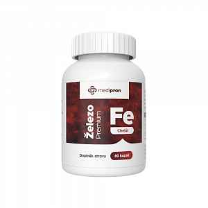 medipron Železo Premium chelát 60 kapslí
