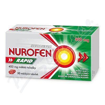 Nurofen Rapid 400mg 30 kapslí