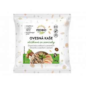 PROBIO Kaše ovesná oříšková se semínky bezlepková jednoporcová 65 g
