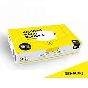 10x České nano roušky s účinností 12 hodin REHABIQ