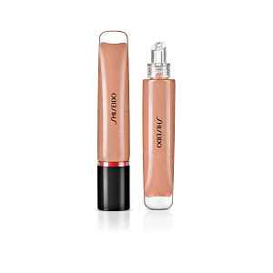 Shiseido Shimmer GelGloss třpytivý lesk na rty s hydratačním účinkem odstín 03 Kurumi Beige 9 ml