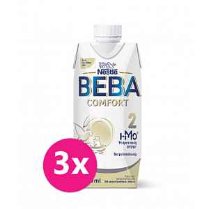 3x BEBA COMFORT 2 HM-O Tekutá 500ml - Pokračovací kojenecké mléko