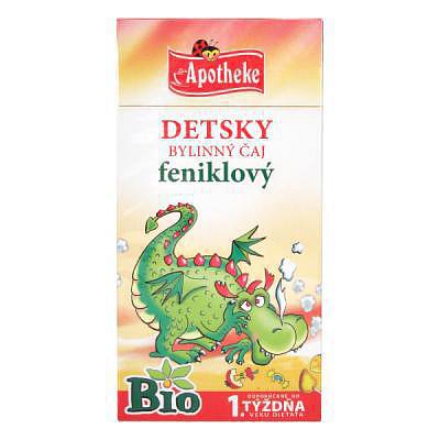 Apotheke Dětský čaj BIO fenyklový 20x1.5g