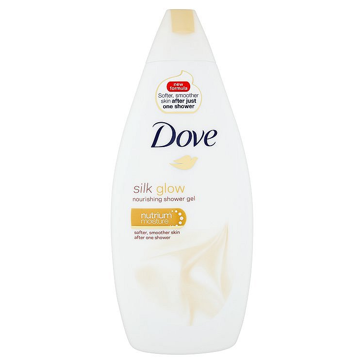 Dove Silk Glow vyživující sprchový gel 500 ml