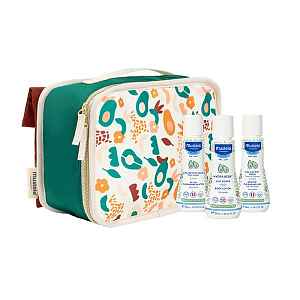 Mustela Kosmetická taška Vanity s miniaturami 3x50 ml