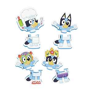 TOOMIES Bluey puzzle vodolepky do vany 4 kusy