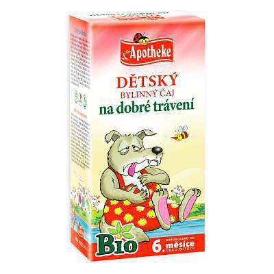 Apotheke Dětský čaj BIO dobré trávení 20x1.5g n.s.
