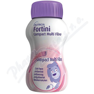 FORTINI COMPACT MULTI FIBRE S PŘÍCHUTÍ JAHODOVOU perorální SOL 4X125ML