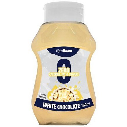 GymBeam White Chocolate white chocolate - 350 ml