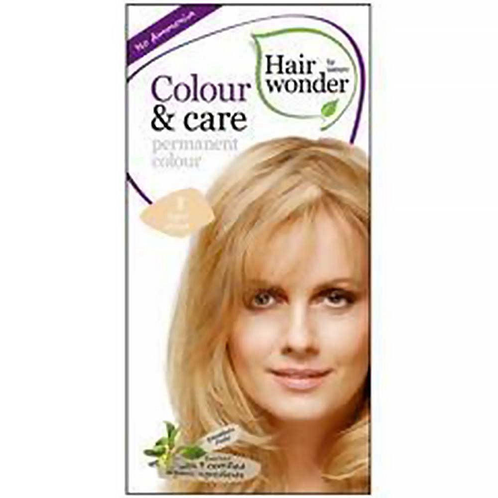 HAIRWONDER dlouhotrvající barva bio světlá blond 8 100 ml