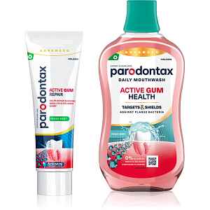 Parodontax Active Gum Repair & Health Fresh Mint sada pro kompletní ochranu zubů