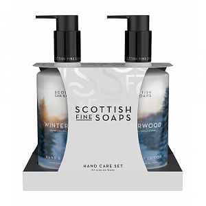 Scottish Fine Soaps Winterwood Sada péče o ruce a tělo 2x300 ml