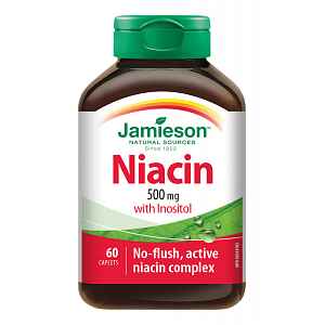Niacin 500 mg s inositolem 60 tbl.