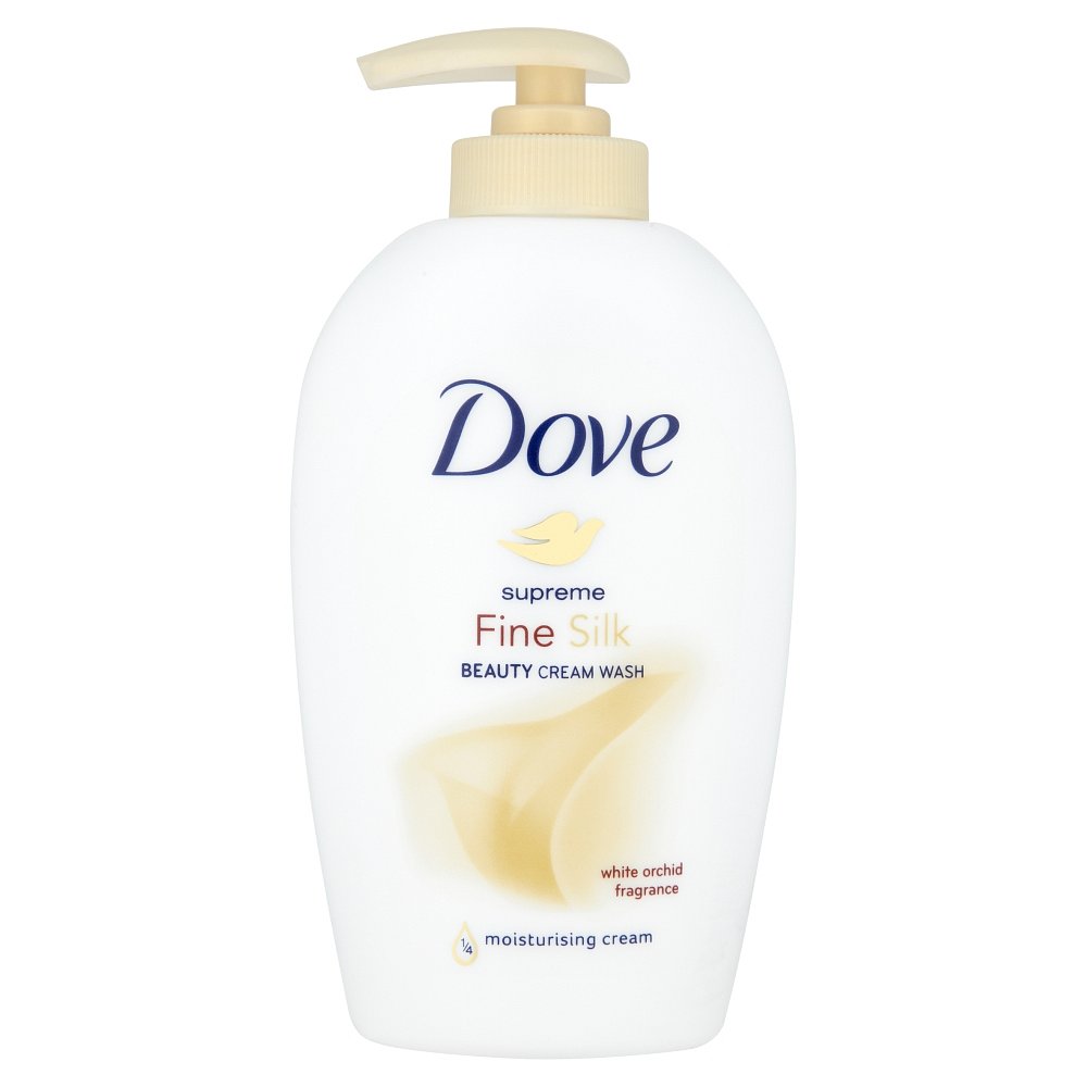 DOVE Supreme Silk - tekuté mýdlo s dávkovačem 250ml