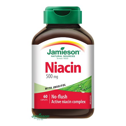 Niacin 500 mg s inositolem 60 tbl.