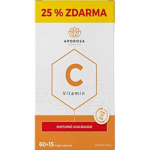 APOROSA Vitamin C 700mg s postupným uvolňování 75 kapslí