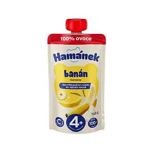 HAMÁNEK Kapsička banán 4m+ 100 g