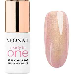 NEONAIL Ready In One 3in1 UV Gel Polish gelový lak na nehty s diamantovým práškem odstín 01 One Rose Glow 7.2 ml