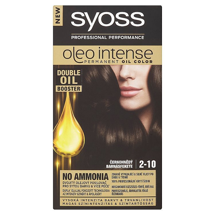 Syoss Oleo Intense barva na vlasy Černohnědý 2-10
