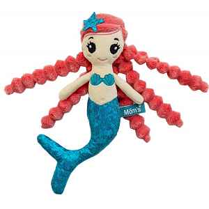 Hencz Toys Měkká hadrová panenka Emma s šustícími prvky, modrá