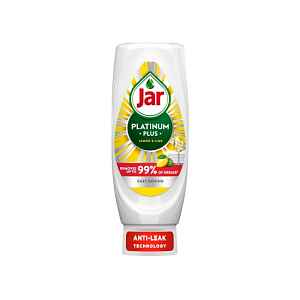 Jar Platinum Plus gel na nádobí Lemon & Lime 545 ml