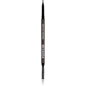 Mesauda Sketch Brows automatická tužka na obočí s kartáčkem odstín 102 Brunette 0.09 g