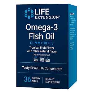 Omega-3 Fish Oil Gummy Bites, 36 Gummies
