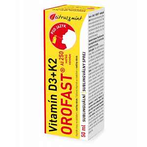 OROFAST Vitamín D3 + K2 sublinguální sprej 50 ml
