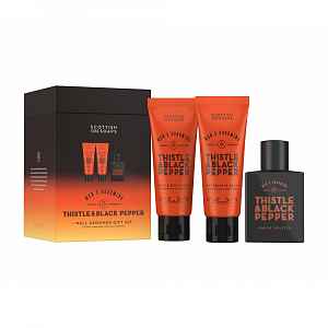 Scottish Fine Soaps Thistle & Black Pepper Sada péče o tělo 3 ks