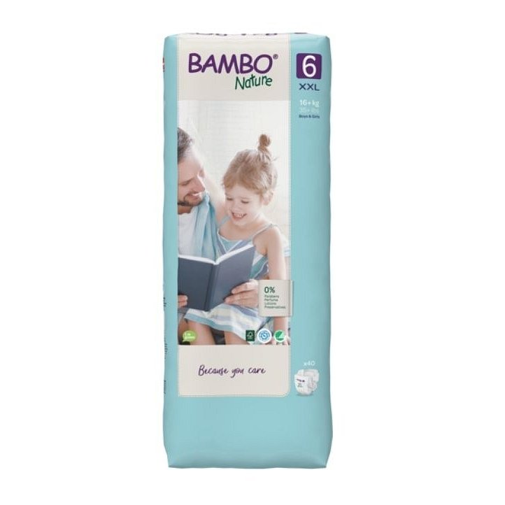 Bambo Nature 6 XXL 16+ kg dětské pleny 40 ks