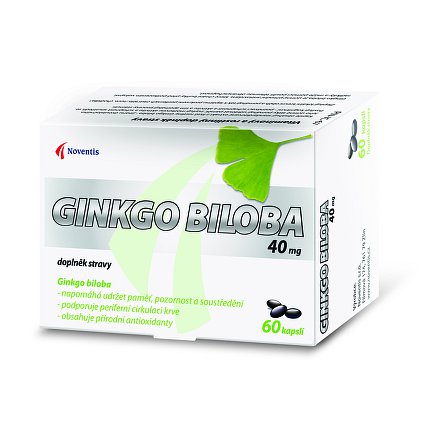 Ginkgo Biloba 40 mg orální tobolky 60