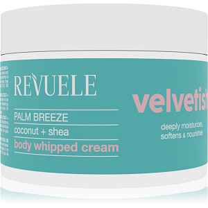 Revuele Velvetish Palm Breeze Body Whipped Cream hydratační tělový krém Coconut + Shea 300 ml