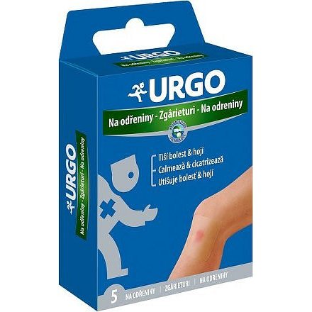 URGO Na odřeniny hydrokoloidní náplast 7.2 x 4.1cm 5ks