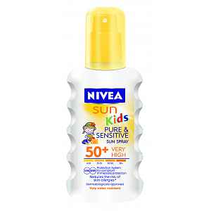 NIVEA SUN Dět.sprej na opal. Sensit. OF50+ 200ml