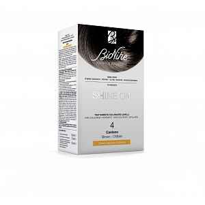 Bionike Shine on hair colouring treatment brown barva na vlasy 75 ml hnědá