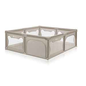 LIONELO Ohrádka pro děti Willow XL Beige Sand 187 x 207 cm