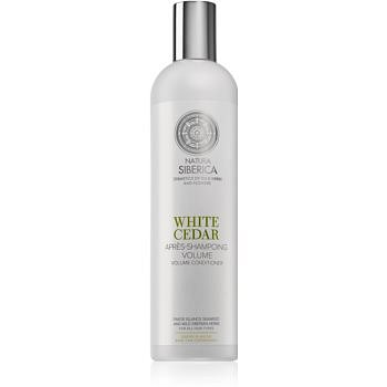 Natura Siberica Sibérie Blanche White Cedar objemový kondicionér pro všechny typy vlasů 400 ml