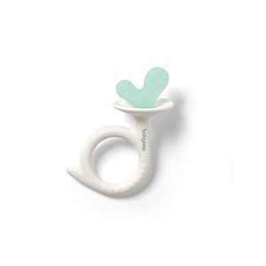 BABYONO Kousátko silikonové Snail - modrá