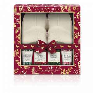 Baylis & Harding The Fuzzy Duck Winter Wonderland Luxury Slipper Set sada s pantoflemi a péčí o tělo