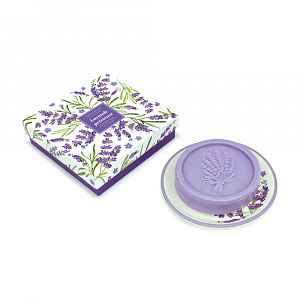 Esprit Provence Tuhé mýdlo s mýdlenkou Levandule set 2 ks