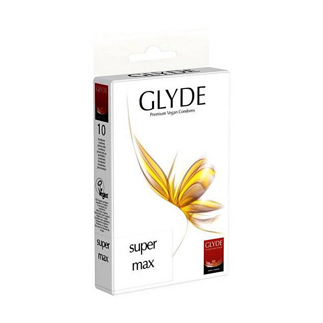 Glyde Veganské kondomy Supermax 10 ks