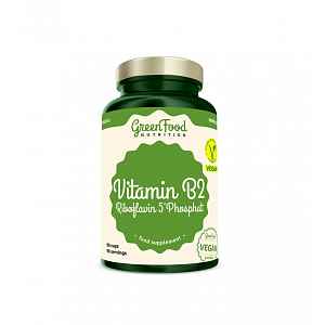 GreenFood Nutrition Vitamin B2 Riboflavin 5' Phosphat 90 kapslí
