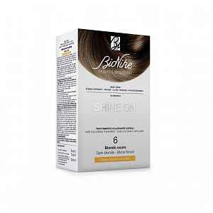 Bionike Shine on hair colouring treatment dark blonde barva na vlasy 75 ml tmavá blond