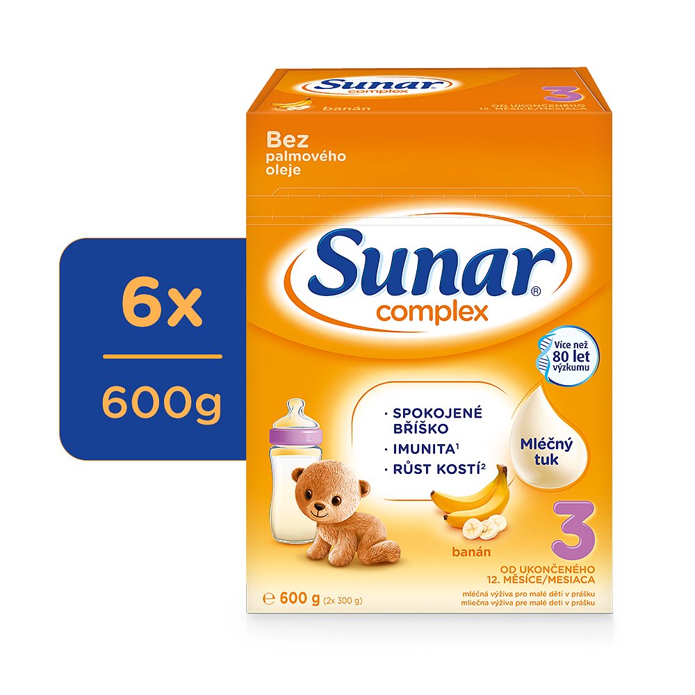 Sunar Complex 3 banán 6x600g