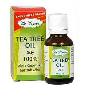 Dr.Popov Tea Tree oil 25 ml + Gel pro intimní hygienu ZDARMA*