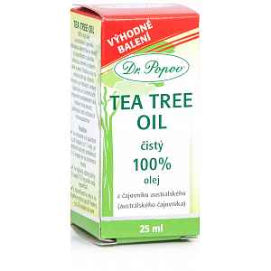 Dr.Popov Tea Tree oil 25 ml + Gel pro intimní hygienu ZDARMA*