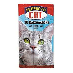 Perfecto Cat Jerkys drůbeží+játra 10ks