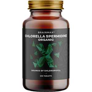 BrainMax Chlorella Spermidine Organic Počet kapslí: 200 tablet