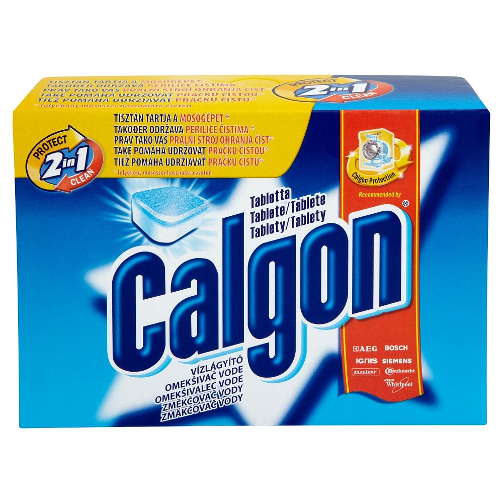 Calgon 2v1 změkčovač vody do pračky v tabletách 15 ks