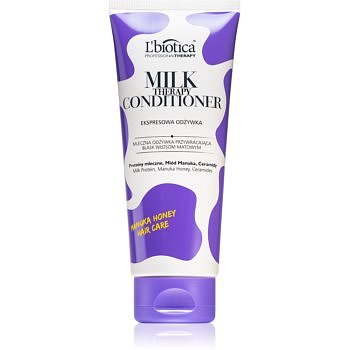 L’biotica Professional Therapy Milk kondicionér pro lesk a hebkost vlasů 200 ml